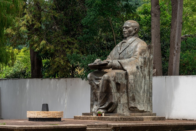 Estátua de Benito Juarez em Guelatao, Oaxaca, México