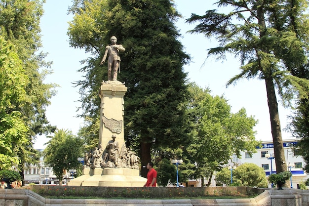 Estátua de Bernardo Higgins cidade de Chillan no Chile