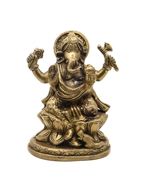 estátua de bronze de Ganesha