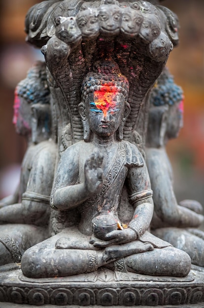 Estátua de Buda no Nepal