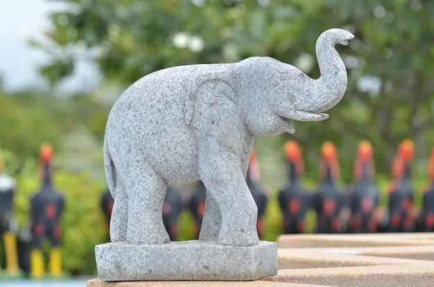 estátua de elefante para goodluck