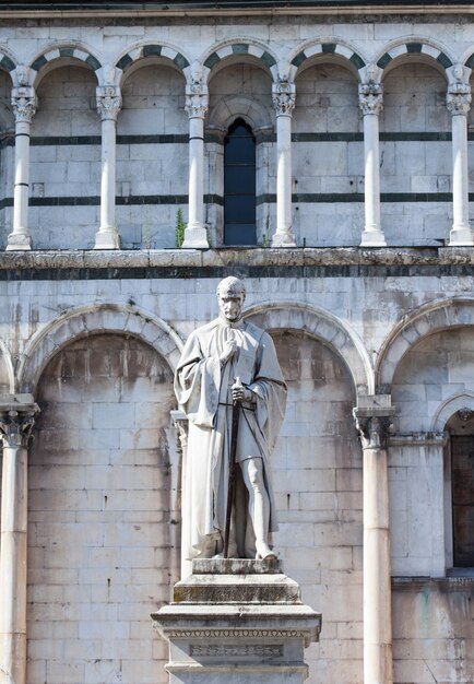 Estátua, de, francesco, burlamacchi, em, lucca