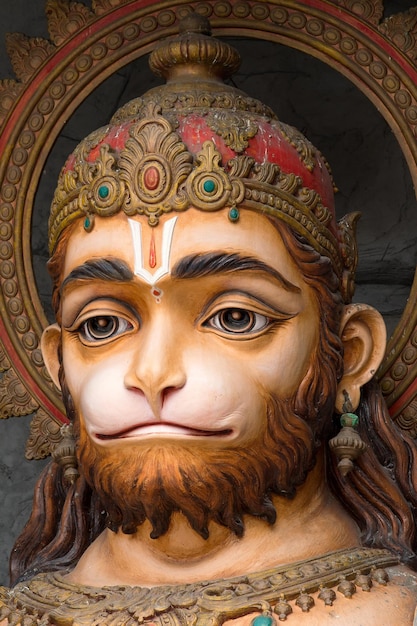 Estátua de Hanuman em Rishikesh Índia