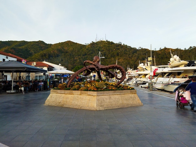 Estátua de polvo em Marmaris Turquia