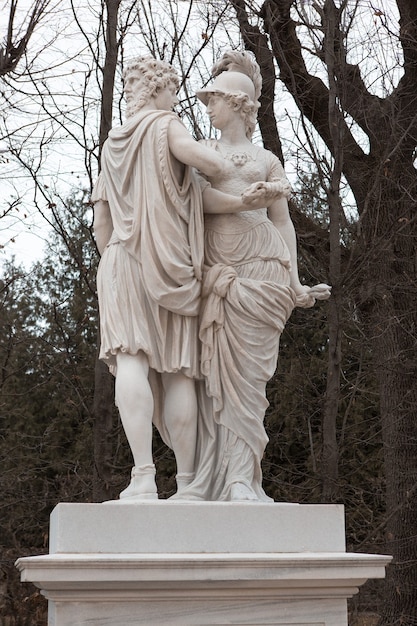 Estátua de Viena Áustria no parque do castelo Schonbrunn