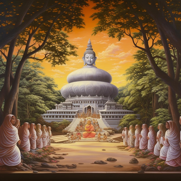 Estátua do Buda da Serenidade Calma