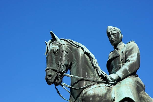 Estatua ecuestre del rey Christian X en Copenhague