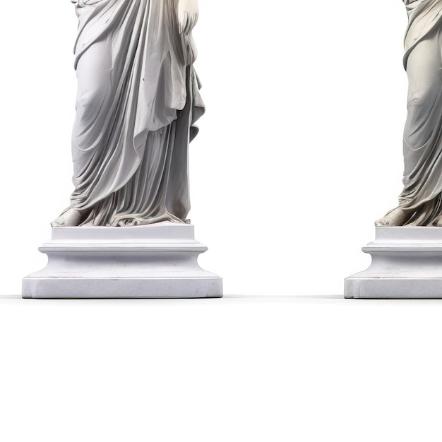 Foto estatua estatua romana escultura fondo blanco foto blanco2024 comida deporte planta de flores co
