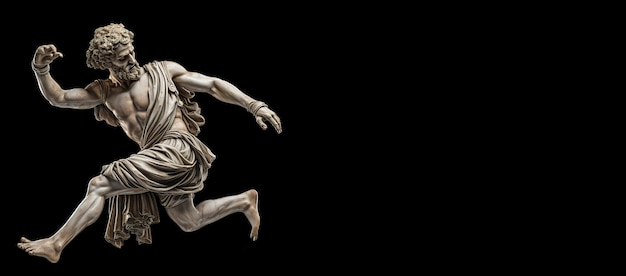 Estátua grega dançante