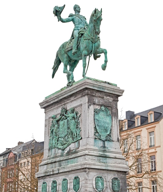 Estatua de Guillaume II en Luxemburgo