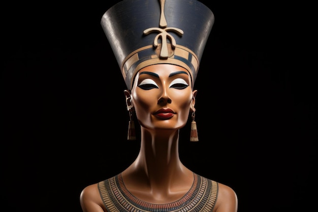 Estátua intemporal da Rainha Nefertiti Gerar Ai