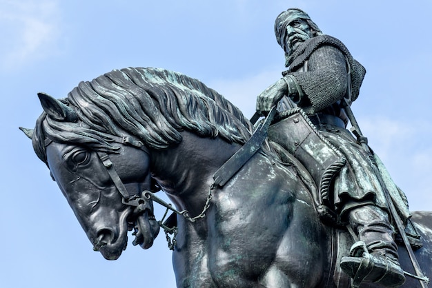 Estatua de Jan Zizka en Praga