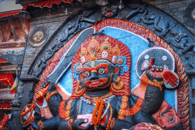 Estatua de Kali en Katmandú