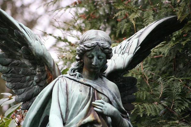 Foto la estatua de la libertad