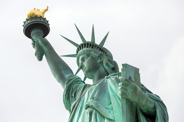 Foto la estatua de la libertad