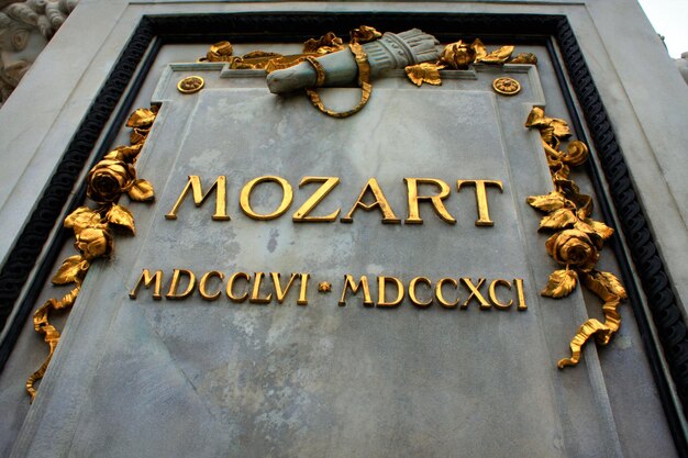 la estatua de mozart