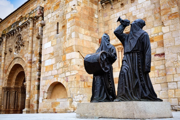 Estatua nazarena en la iglesia de zamora san juan.