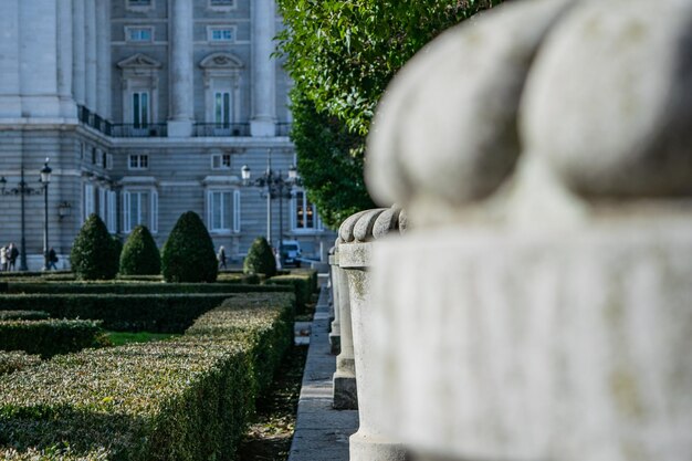 Foto estátua no jardim