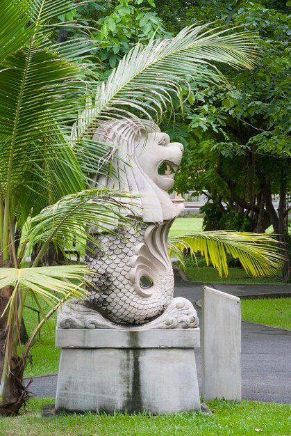 Foto estátua no parque