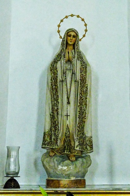 Foto estatua de nuestra señora la virgen de fátima