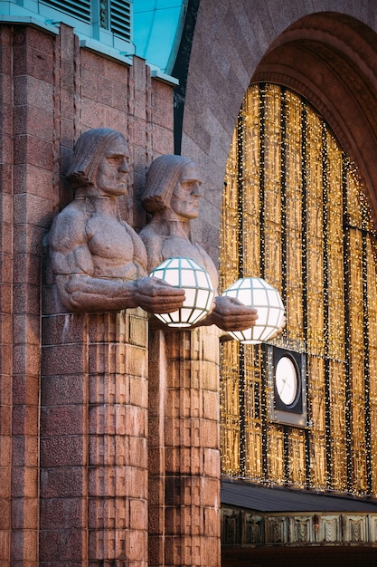 Foto estatua en el templo