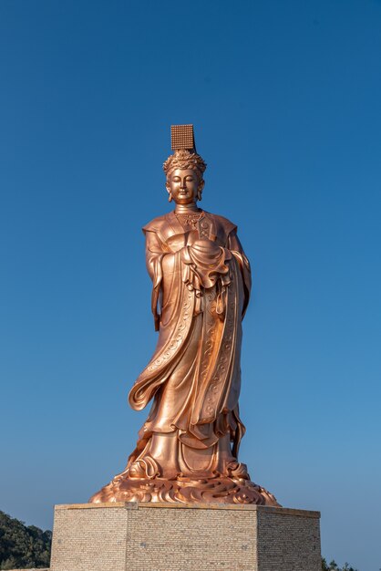 Estatuas de antiguas diosas chinas