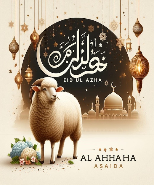 Foto este belo desenho é feito para o mega evento islâmico eid ul adh