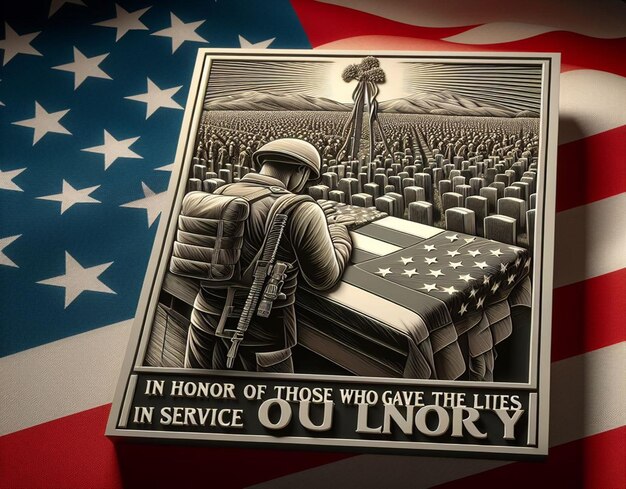 Foto este belo desenho é feito para vários eventos americanos como o memorial day