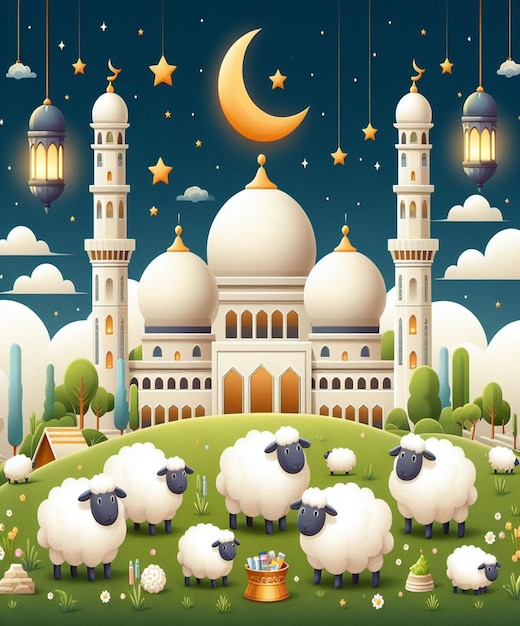 Este desenho é feito para o Mega Evento Islâmico Eid Ul Adha