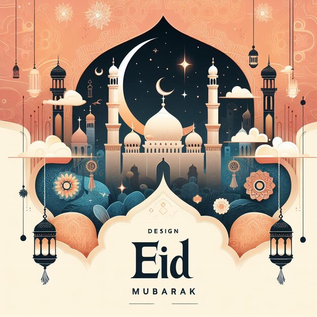 Este desenho é feito principalmente para o Eid ul Fitr e o Eid ul Adha