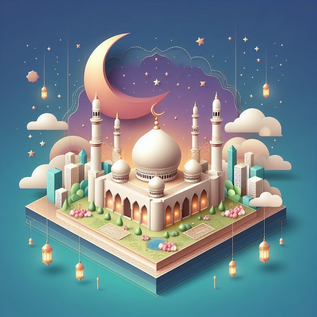 Este desenho é feito principalmente para o Eid ul Fitr e o Eid ul Adha