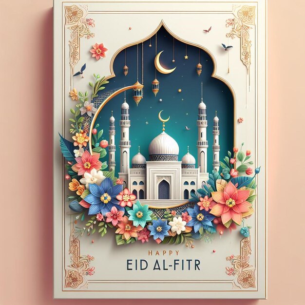 Este desenho é feito principalmente para o Eid ul Fitr e o Eid ul Adha