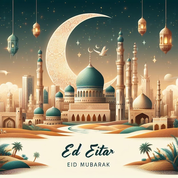 Este desenho é feito principalmente para o Eid ul Fitr e o Eid ul Adha