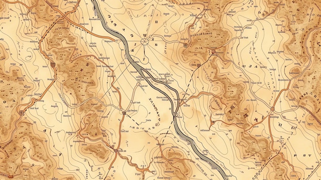 Foto este é um mapa de um mundo de fantasia fictício cheio de detalhes intrincados.