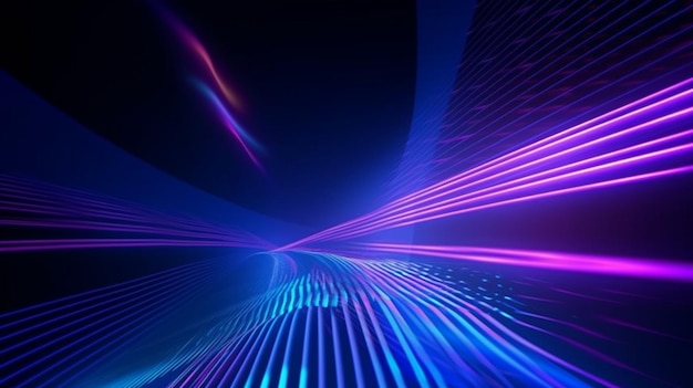 Estelas de luz efecto de desenfoque de movimiento de exposición prolongada