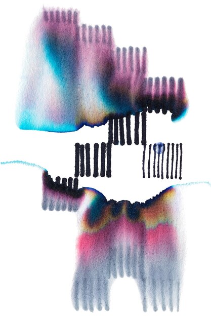 Estética cromatografía abstracta arte elemento png