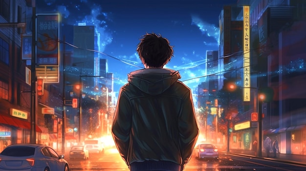 Estética de fundo de Makoto Shinkai