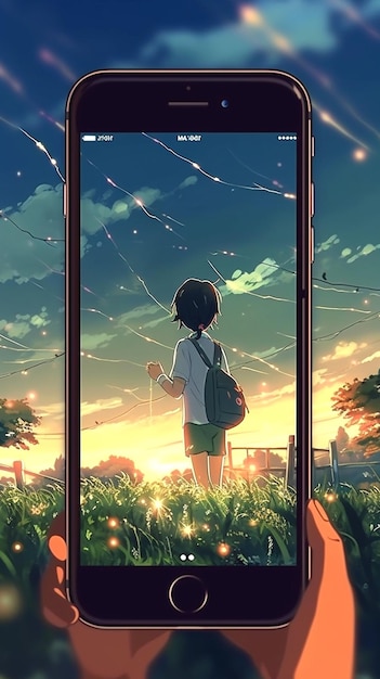 Foto estética de fundo de makoto shinkai