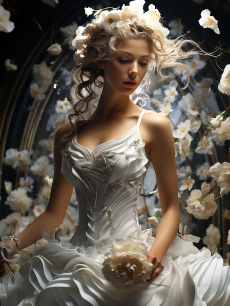 Estética e beleza do traje de noiva vestido de noiva vestido de dama de honra casamento