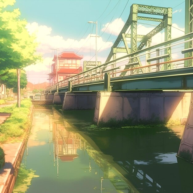 Estética de fondo de Makoto Shinkai