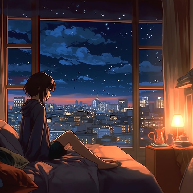 Estética de fondo de Makoto Shinkai