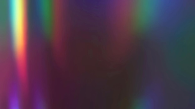 Estética Holo Efecto de fugas de luz Superposiciones Película holográfica futurista Efectos de arco iris