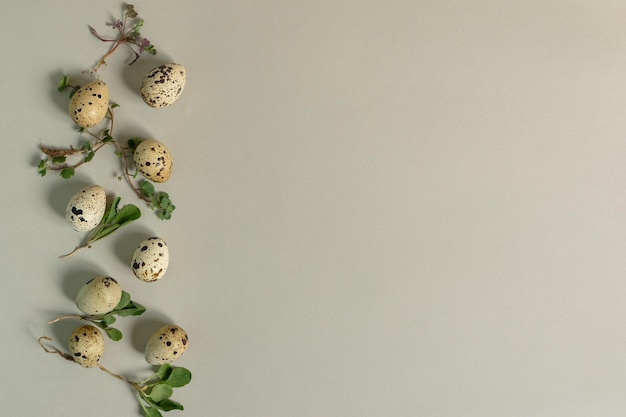 Estética de los huevos de Pascua de la naturaleza muerta.