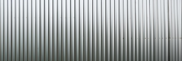 Estética industrial contemporânea com textura metálica ondulada branca