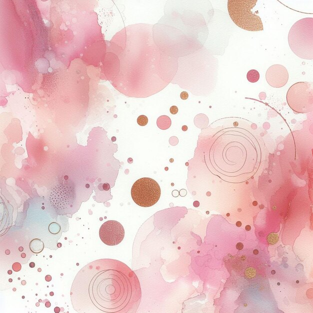 Foto estética ombre cor-de-rosa aquarela fundo estilo abstrato