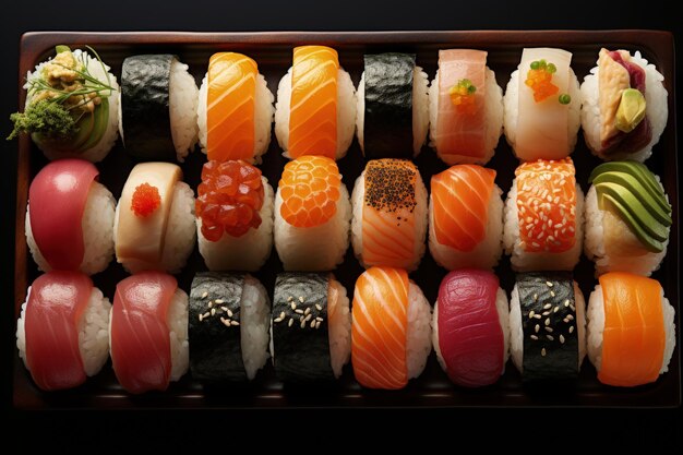 Foto la estética del sushi