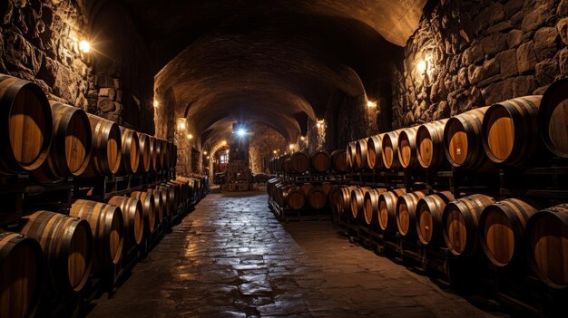 Estética Vintage Explorando as adegas de Porto Portugal e seus barris de vinho de Porto Tawny