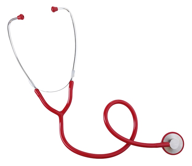 Estetoscopio médico aislado en blanco