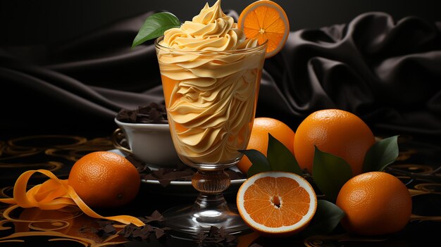 Foto estilizado sabor a naranja y chocolate ar 169