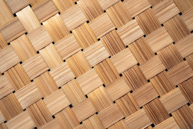 Estilo asiático de patrón de tejido de bambú en dimensión diagonal